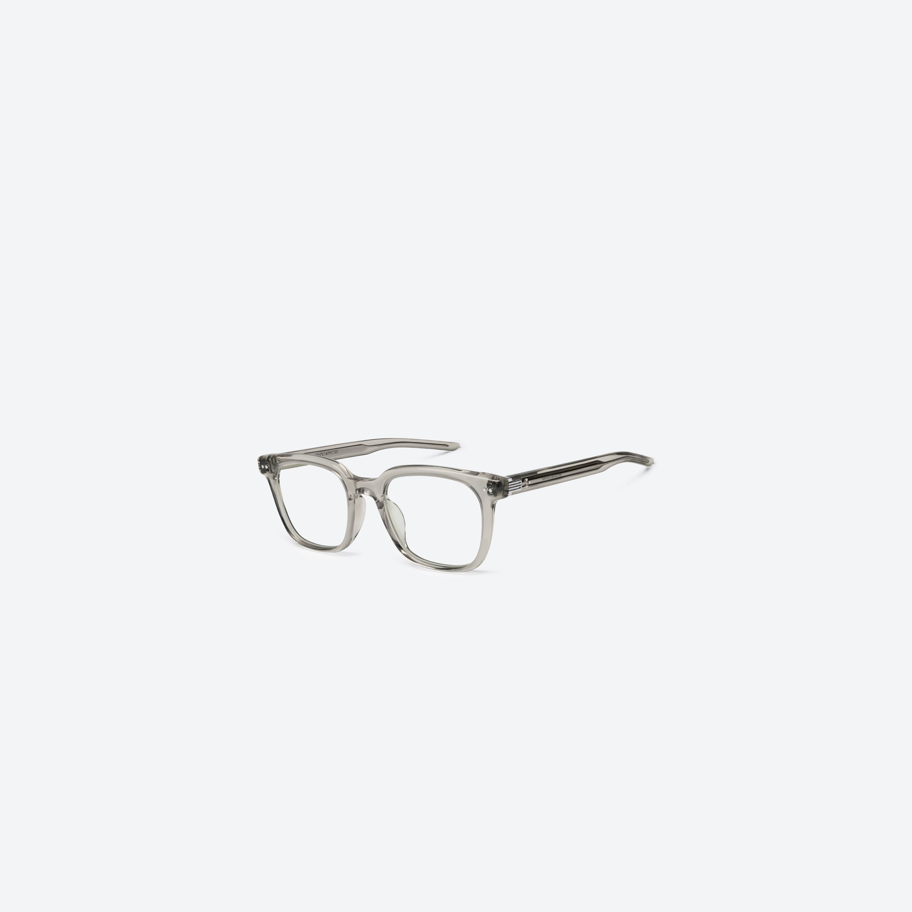 45-degree view of Gentle Monster Cav Brc11 Similar Brown Acetate framed Square glasses.