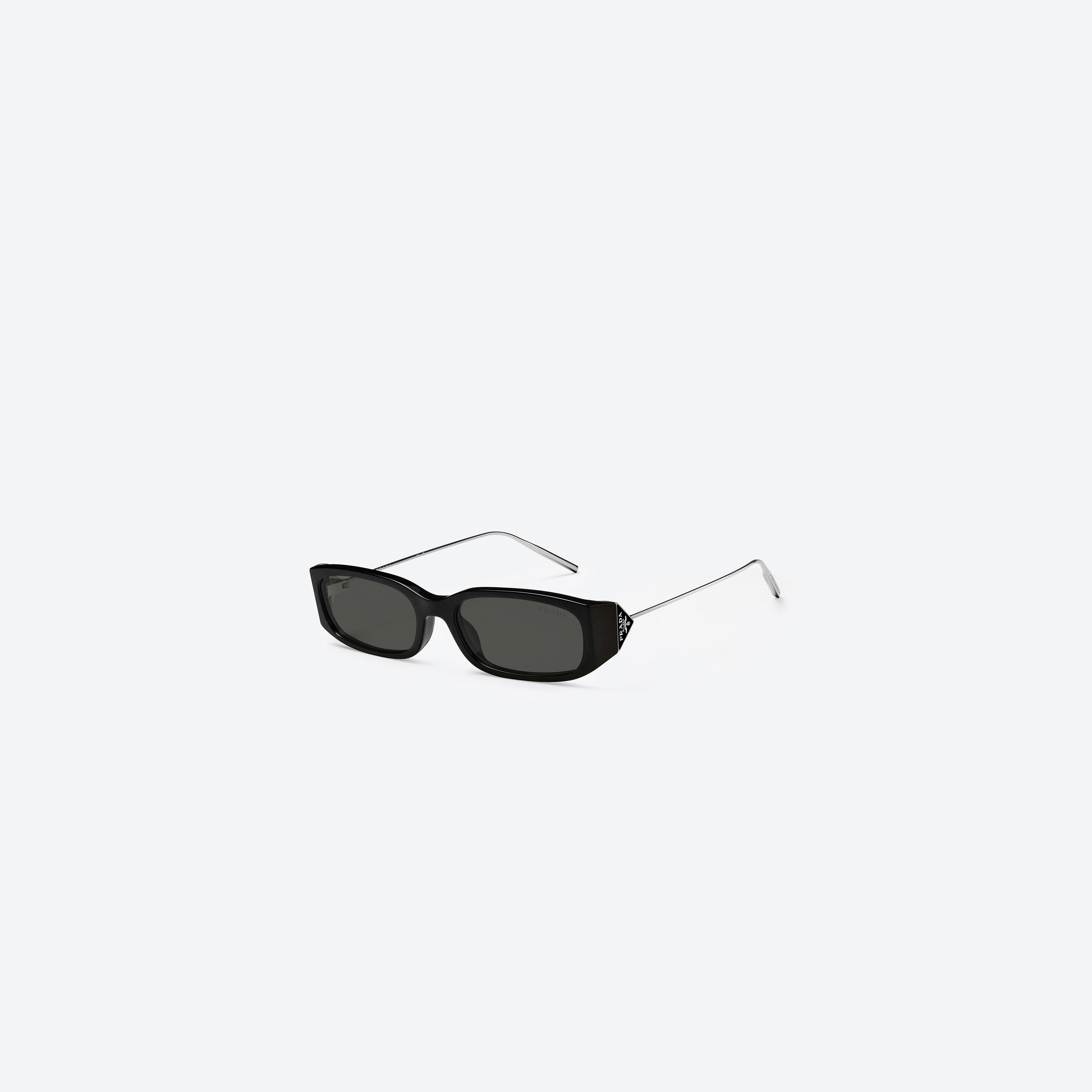 45-degree view of Gentle Monster Prada Gentle Monster 1 01 Black Mixed framed Square sunglasses.